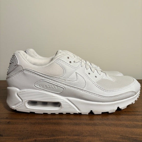 Nike Shoes - Nike Air Max 90 White/White DH8010-100 Women's Size 10 Sneakers Shoes